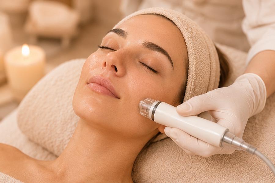 Microdermabrasion Behandlung